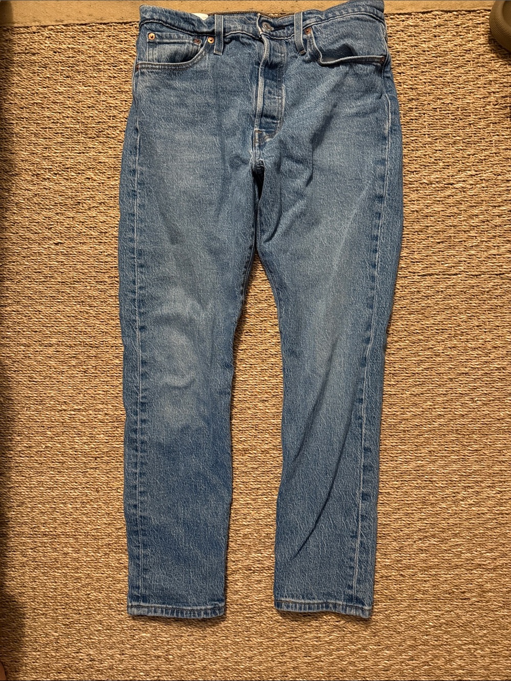 Levi's Men's Straight Fit Blue Denim Jeans